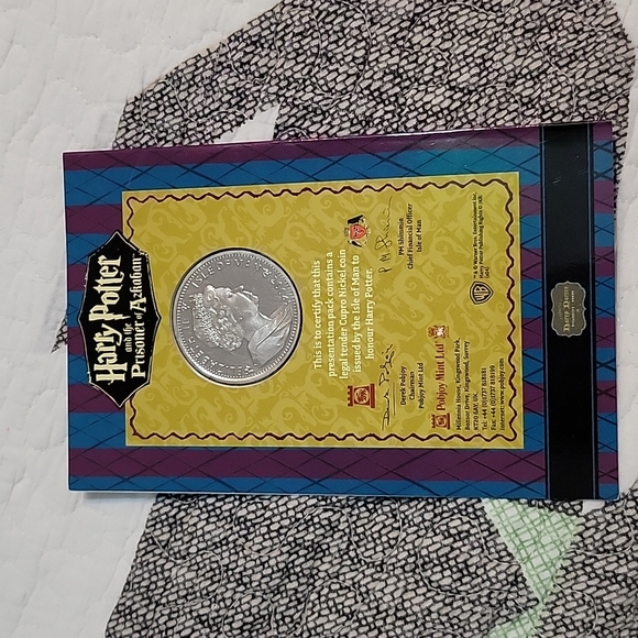 Harry Potter Isle of Man 1 Crown Coins the Prisoner of Azkaban set NEW - Picture 10 of 10